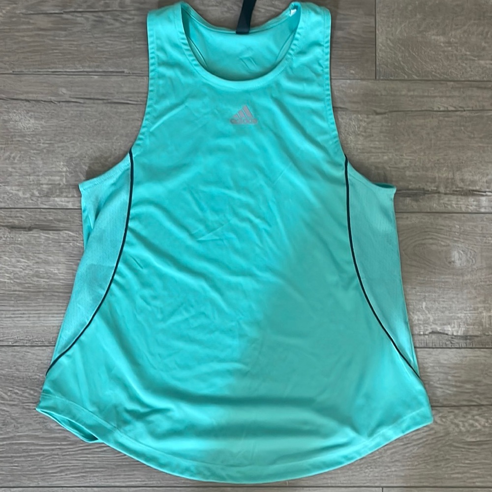 XS ADIDAS PRIME BLUE WORKOUT ACTIVE TOP